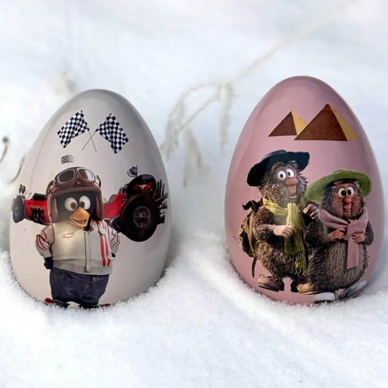 Påskeegg 15 cm Ludvig og Lisa