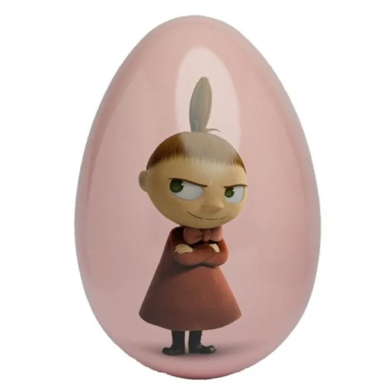 Påskeegg metall 15 cm Lille My rosa