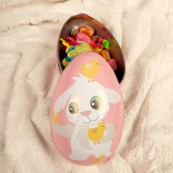 Påskeegg 10x15 cm Lille kanin rosa