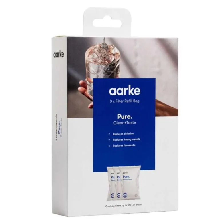 Pure filtergranulat 3 stk refill til Aarke Purifier