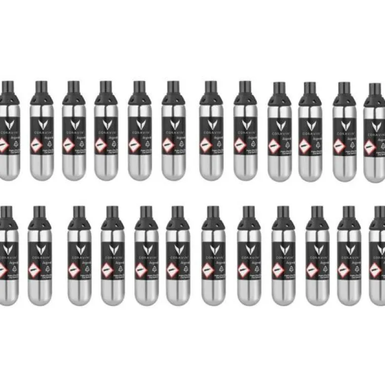 Pure gasspatroner 24 stk 6,5g/21 ml sølv