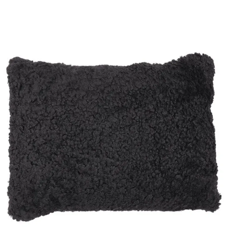 Pute new zealand saueskinn kort ull 35x45 cm black
