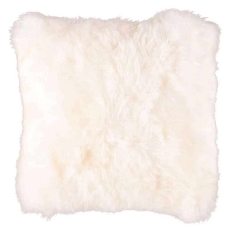 Pute new zealand saueskinn 40x40 cm ivory