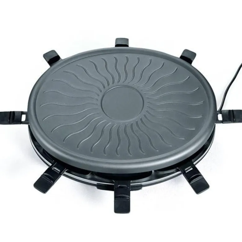 Raclette til 8 personer 1100W svart