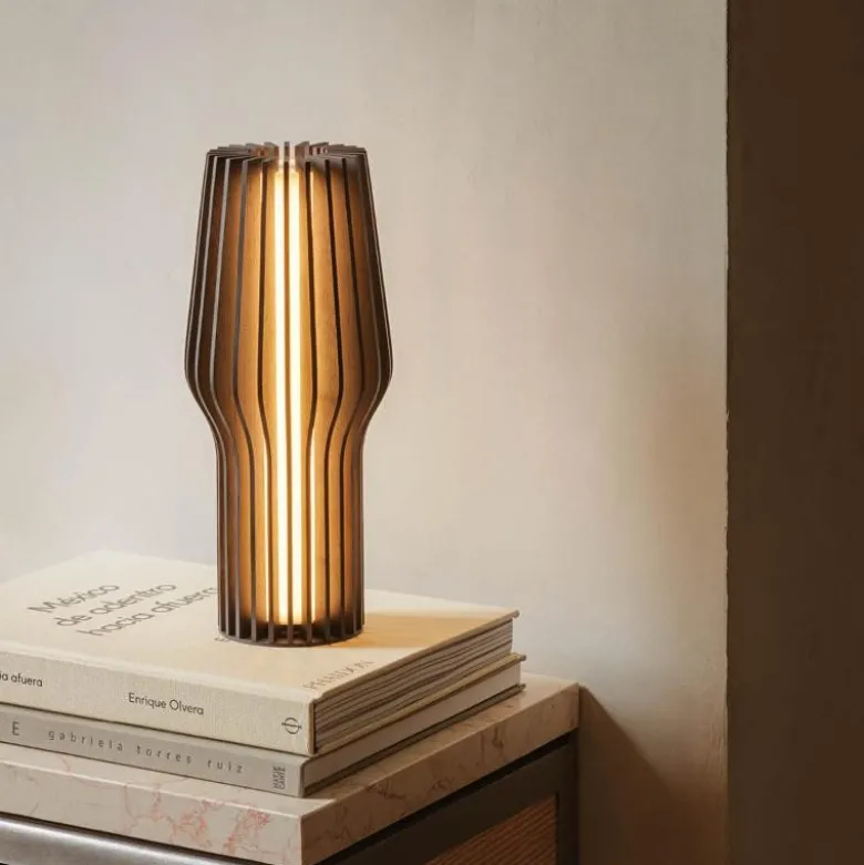 Radiant LED batteri lampe smoked