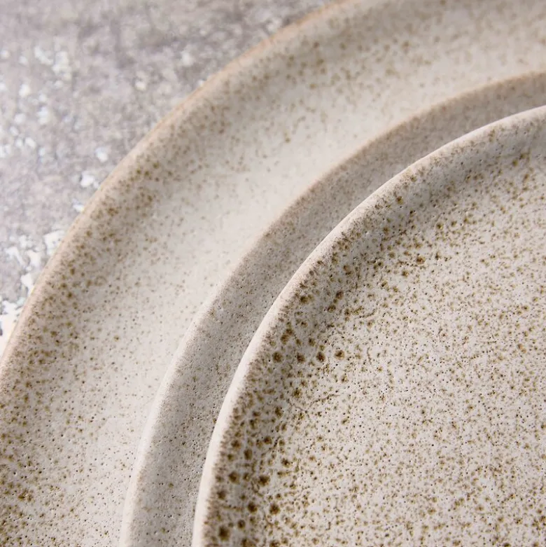 RAW middagstallerken 28 cm sandy beige