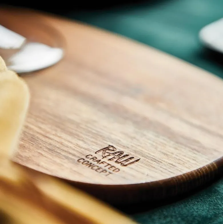 RAW Teak smørebrikker 19x14x1 cm 2 stk