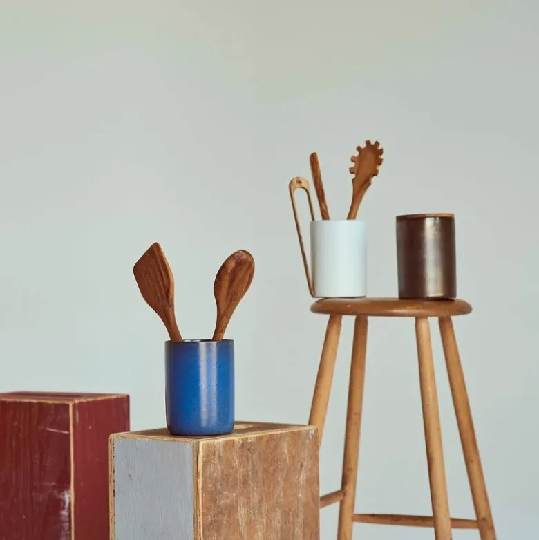 RAW Teak stekspade og sleiv 2 deler