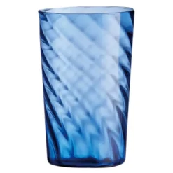 RAW Unique optic highball glass 45 cl dark blue