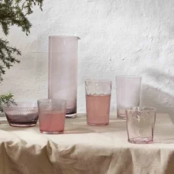 RAW Unique swirl highball 45 cl pink