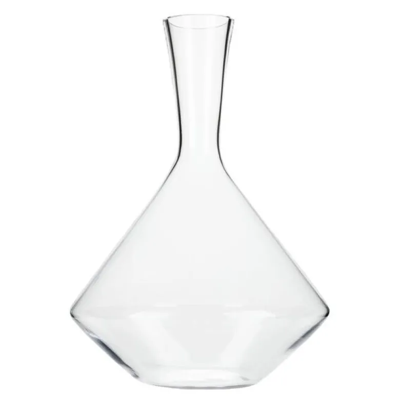 Raye vinklet vinkaraffel i krystall 180 cl