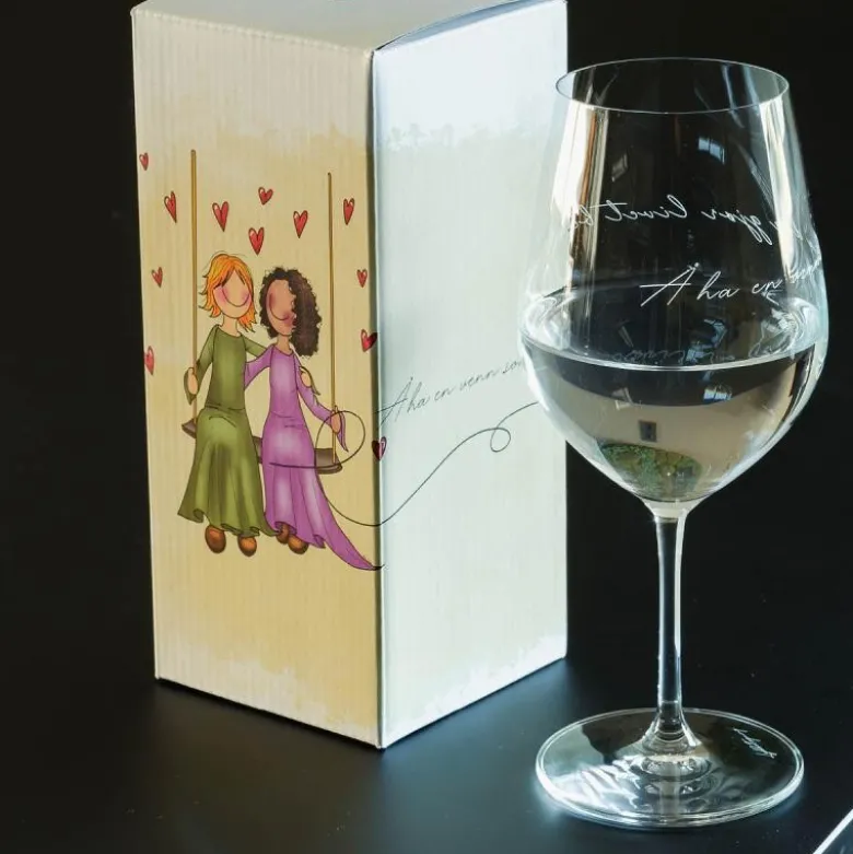 Rødvinsglass 62 cl å ha en venn