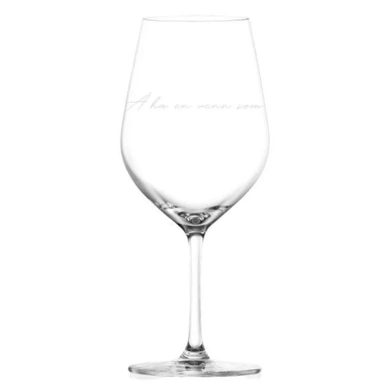 Rødvinsglass 62 cl å ha en venn