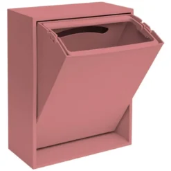 Recycling kildesorteringsboks 30x15x40 cm Ash Rose