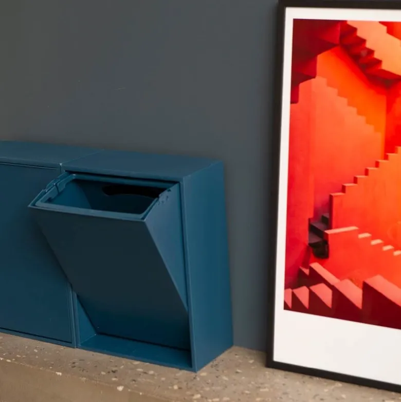 Recycling kildesorteringsboks 30x15x40 cm Deep Dive Blue