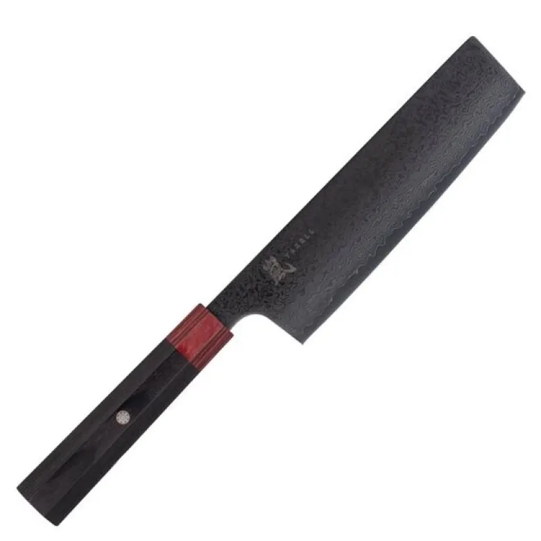 Rei grønnsakskniv 16,5 cm DLC svart/rød