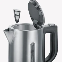 Reisevannkoker med krus WK3647 0,5L 1100W svart/sølv