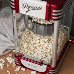 Retro popcornmaskin XL PCM406 rød metallic
