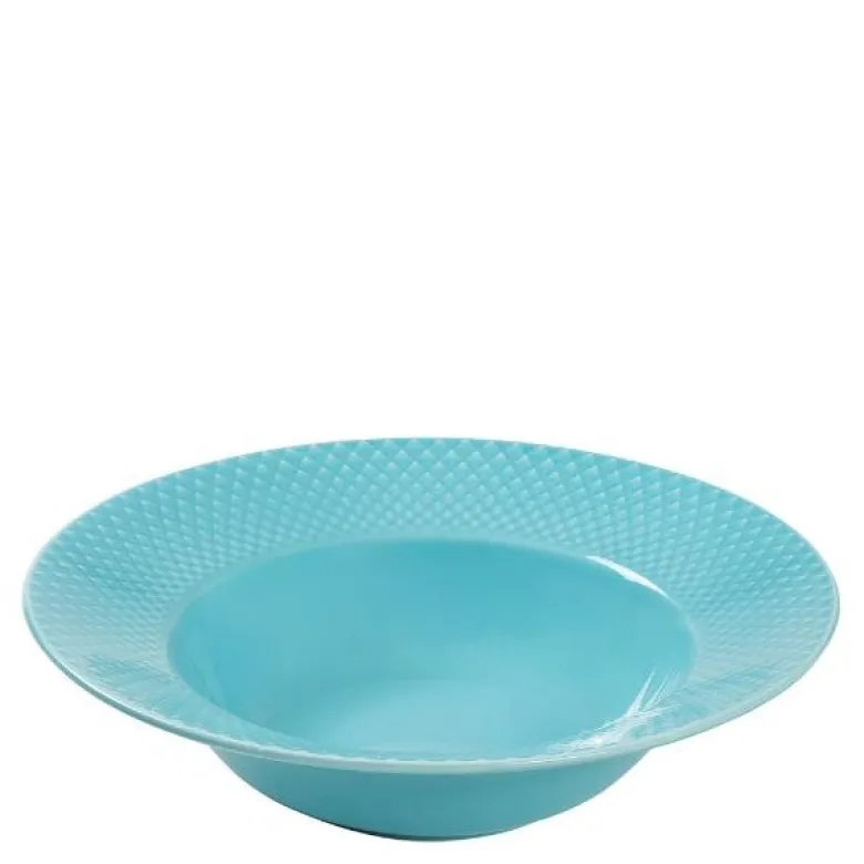 Rhombe Color dyp tallerken 24,5 cm turkis