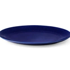 Rhombe Color oval serveringsfat 35x26,5 cm mørk blå