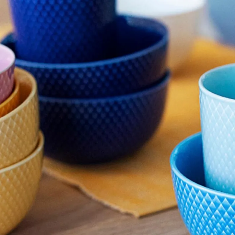 Rhombe Color skål 13 cm mørk blå