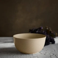 Rhombe Earth serveringsskål 22 cm marble