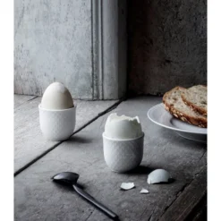 Rhombe eggeglass 5 cm hvit