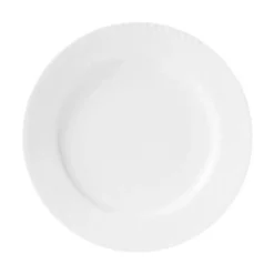 Rhombe tallerken 21 cm hvit