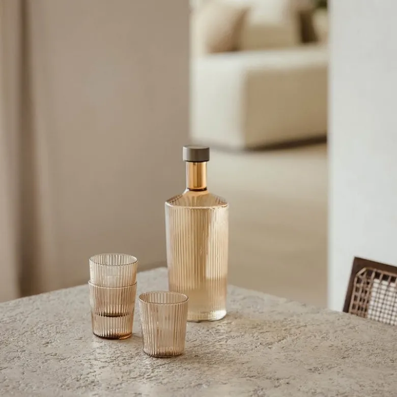 Ribbed Elegance flaske Bells 1,25L beige