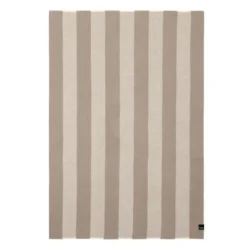 Ringstind ullpledd 120x180 cm beige