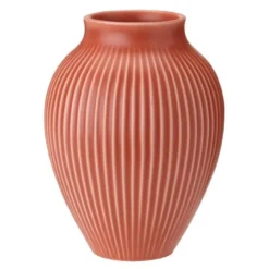 Ripple vase 27 cm korall