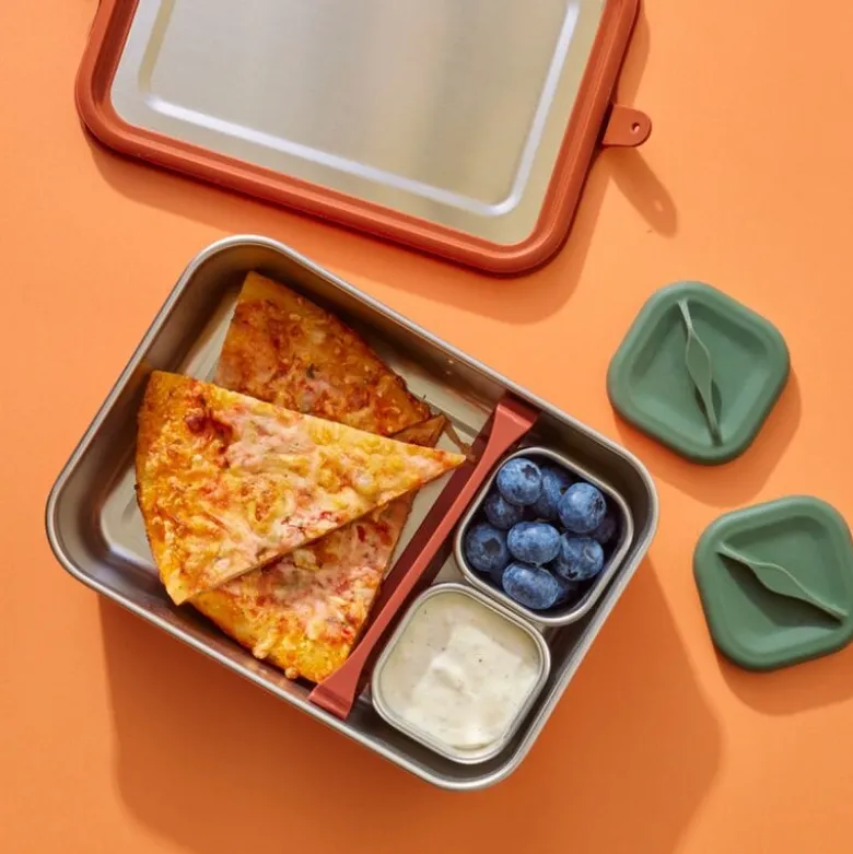 Rise snackboks 8 cl børstet stål