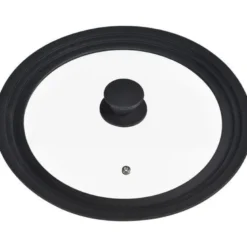 Rix grytelokk 28-32 cm svart/glass