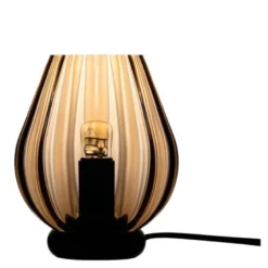 Rocks bordlampe 16,5 cm caramel