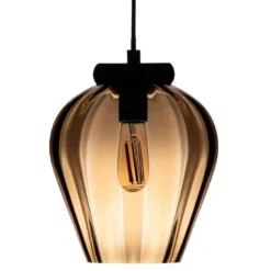 Rocks taklampe 30 cm caramel