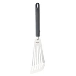 Saira stekespade med silikonhåndtak 33 cm rustfritt stål