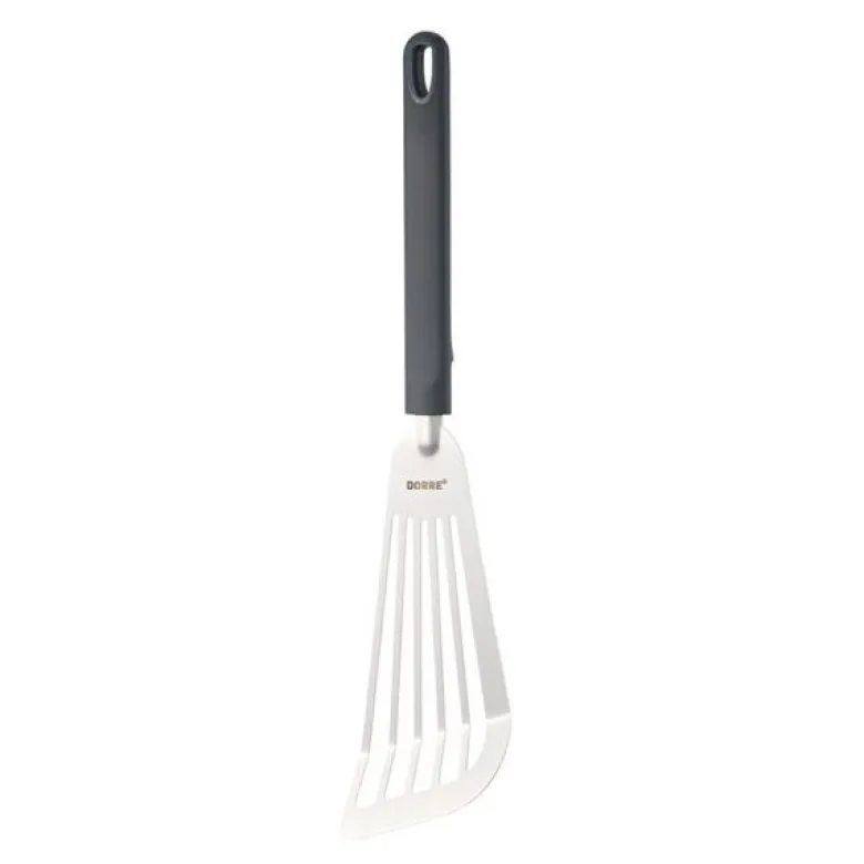 Saira stekespade med silikonhåndtak 33 cm rustfritt stål