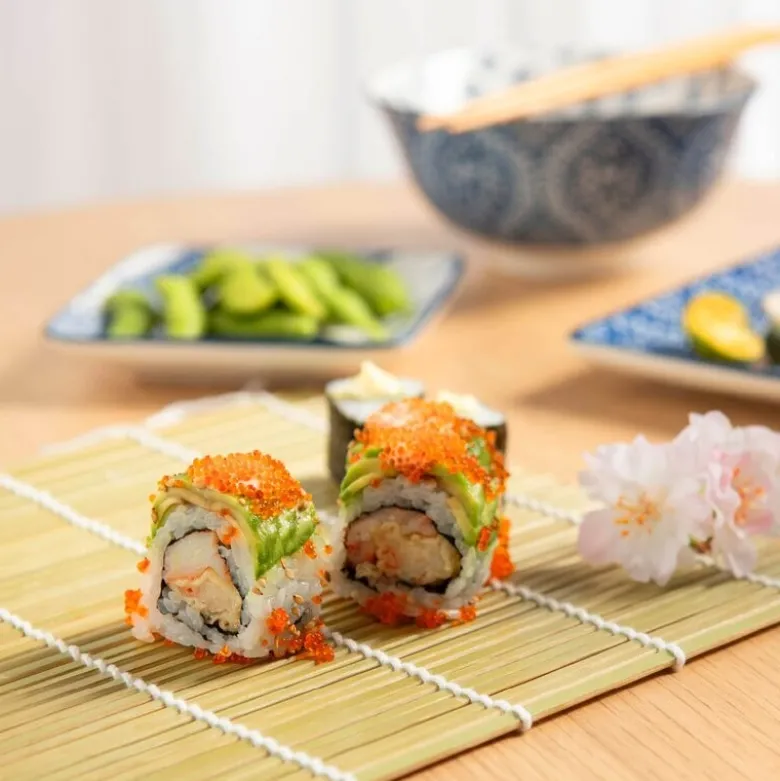 Sakura Roll sushimatte 24x24 cm bambus