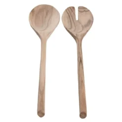 Salatbestikk 31 cm 2 deler akasietre