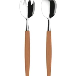 Salatbestikk 25,5 cm teak