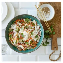 Salatskål 30 cm svart/grønn