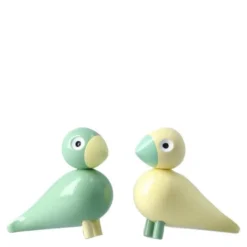 Sangfugl 2026 Liliput 6 cm 2 stk gul/grønn