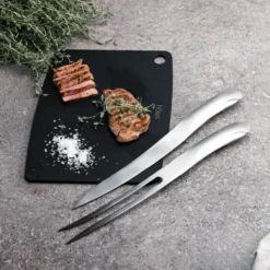 Santo tranchérkniv og gaffel stål