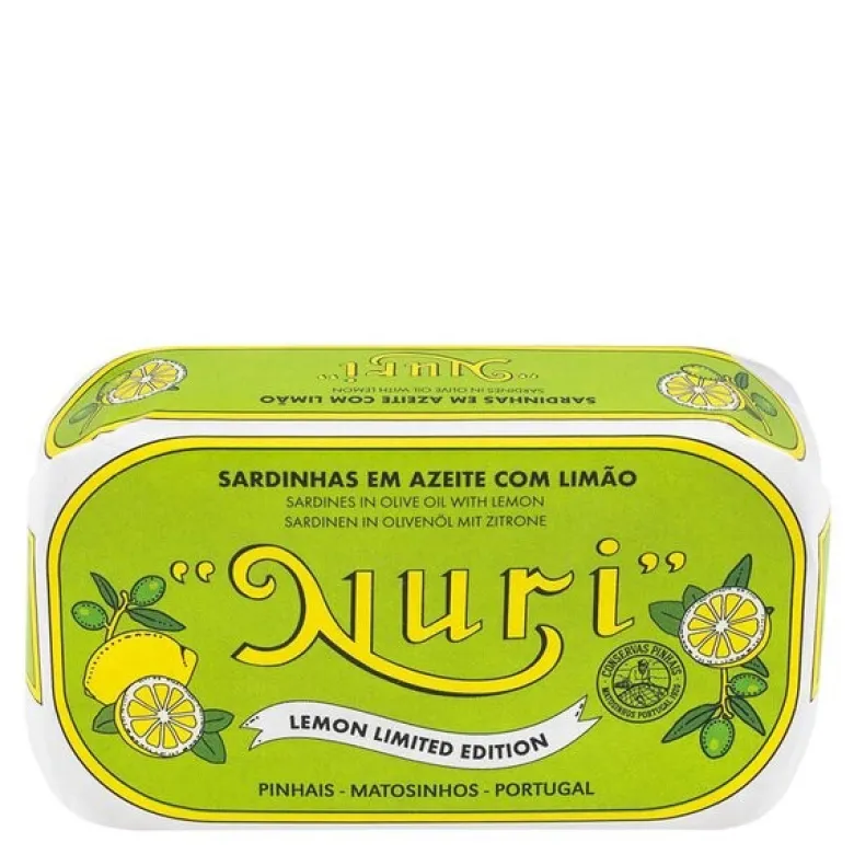 Sardiner i olivenolje og sitron 125g