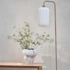 Sashie gulvlampe 160x20 cm hvit