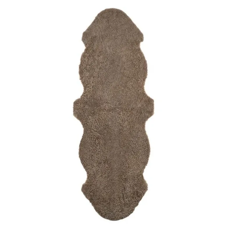 Saueskinn new zealand kort ull 160x60 cm sahara
