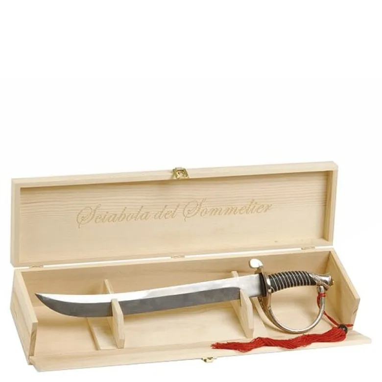 Sciabola sabreringssabel 54 cm stål/tre