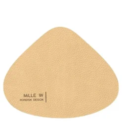 Sea Shell glassbrikke 10x13 cm beige