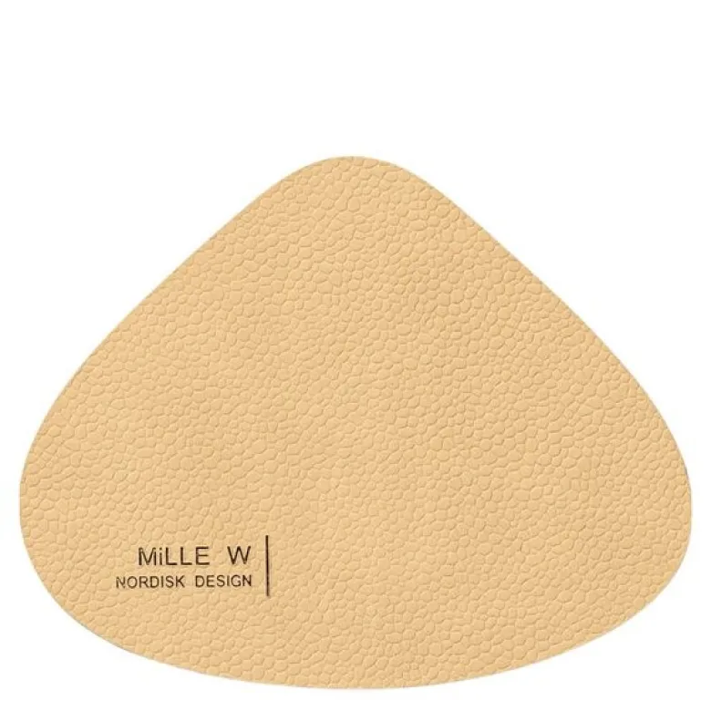 Sea Shell glassbrikke 10x13 cm beige