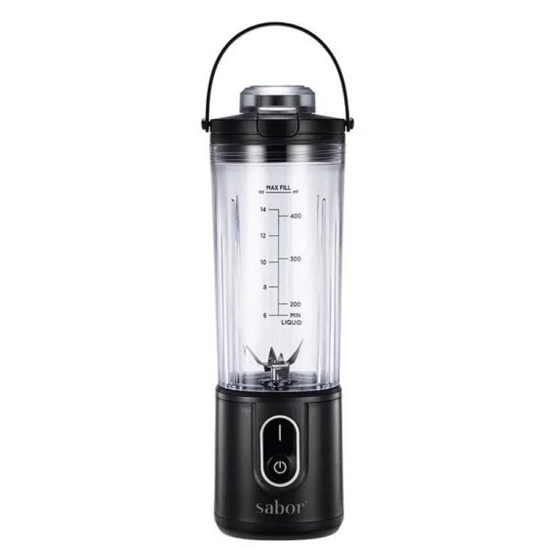 Select trådløs blender 0,4L svart/klar